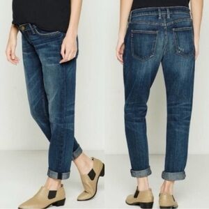 Hatch Women's Straight Leg Jeans - Dark Blue